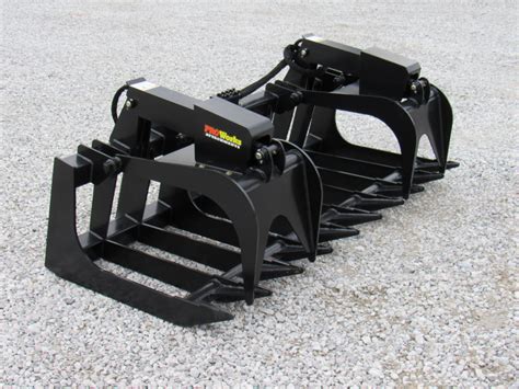 mini skid steer grapple rake|heavy duty grapple hook.